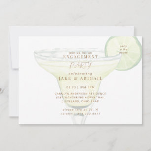 Invitation Fête à la maison Margarita Fête de fiançailles IIi