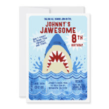 Fête à la piscine aux requins