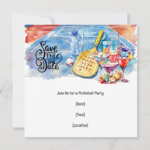 Invitation Fête à thème du Pickleball