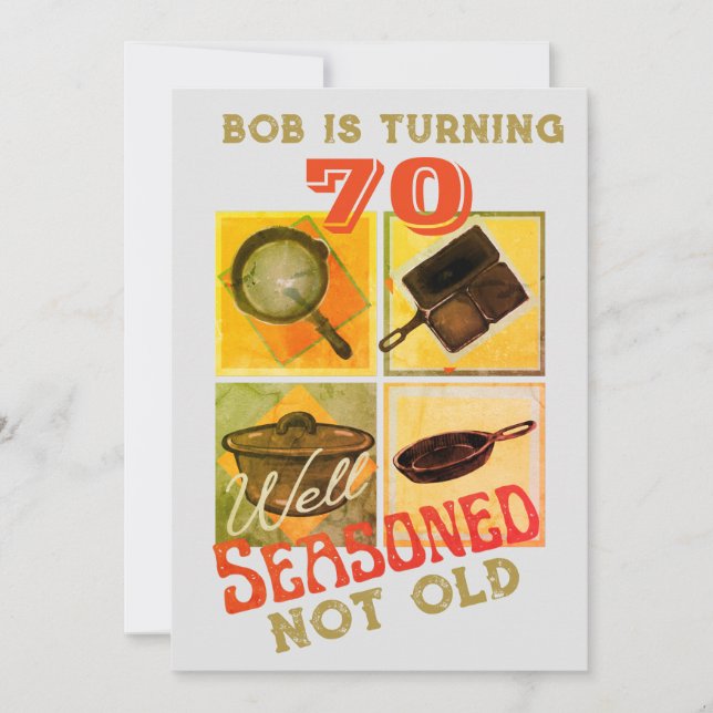 Invitation Fête Anniversaire Bien Sensée Non Ancienne (Devant)