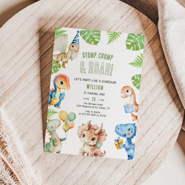 Invitation Fête Anniversaire de enfant de l'aquarelle et de l (Créateur téléchargé)