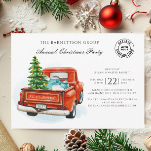 Invitation Fête annuelle de Noël d'entreprise