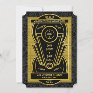 Invitation Fête Art déco des années 20