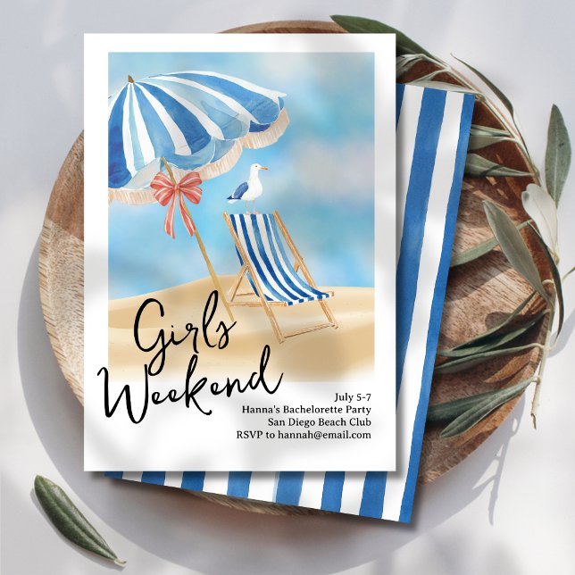 Invitation Fête au bord de la plage (Créateur téléchargé)