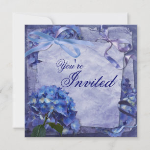 Invitation Fête aux Hortensias Bleus