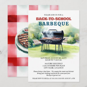 Invitation Fête BBQ de rentrée d'été