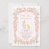Fête bébé : Code QR Floral Rose de Silly Goose