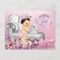 Fête bébé Princesse Perle Chaise Rose