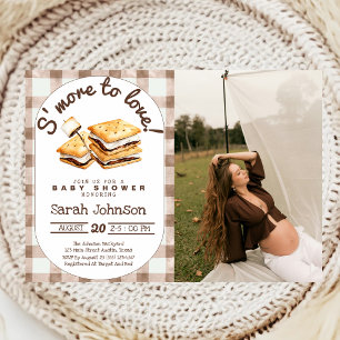 Invitation Fête bébé S'more To Love Photo