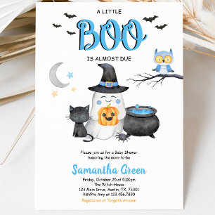 Invitation Fête Bébé Un Petit Boo Bleu