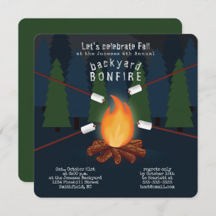 Invitation Fête Bonfire