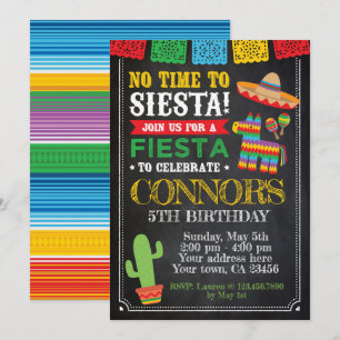 Invitation Fête, Cinco de mayo Anniversaire