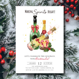 Invitation Fête Cocktail de Fêtes de Fête