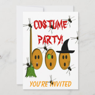Invitation Fête Costumée