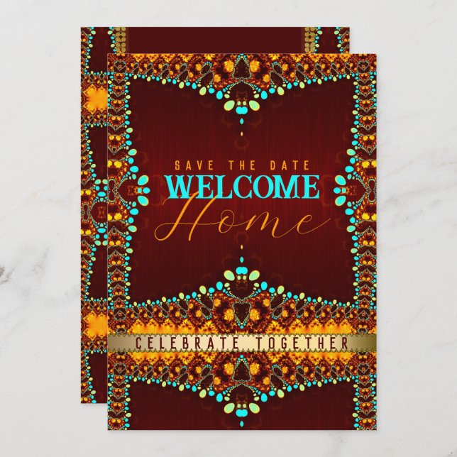 Invitation Fête d'accueil de la Bohême orientale (Devant / Derrière)