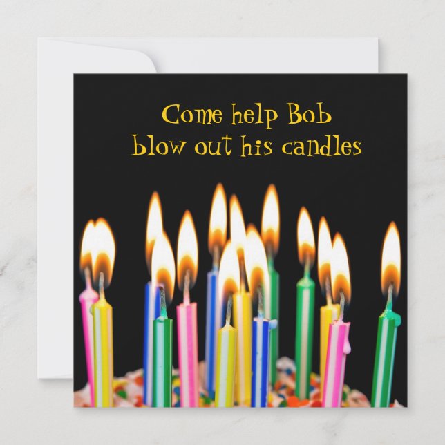 Invitation Fête d'anniversaire (Devant)