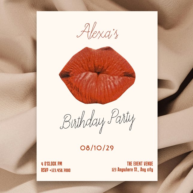 Invitation Fête d'anniversaire (Créateur téléchargé)