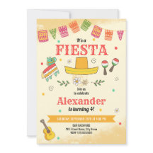 Invitation fête d'anniversaire