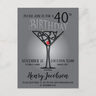 Invitation fête d'anniversaire
