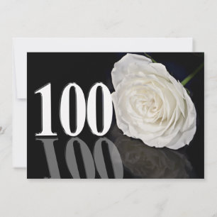 Invitation fête d'anniversaire 100 ans