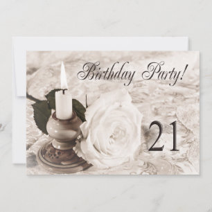 Invitation fête d'anniversaire 21 ans