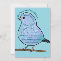 Fête d'anniversaire 45 ans Light Azure Oiseau Mign