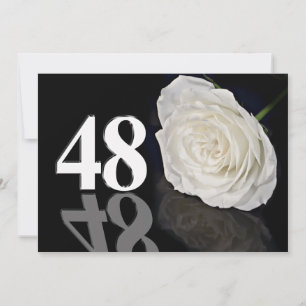 Invitation fête d'anniversaire 48 ans