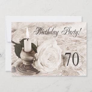 Invitation fête d'anniversaire 75 ans