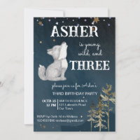 Fête d'anniversaire à thème du petit loup