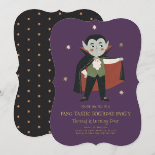 Invitation Fête d'anniversaire adorable et fantastique pour e