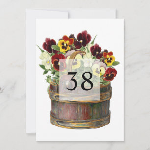 Invitation Fête d'anniversaire avec texte de calligraphie min