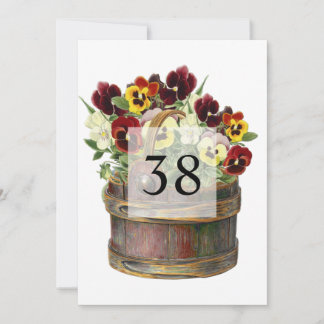 Invitation Fête d'anniversaire avec texte de calligraphie min