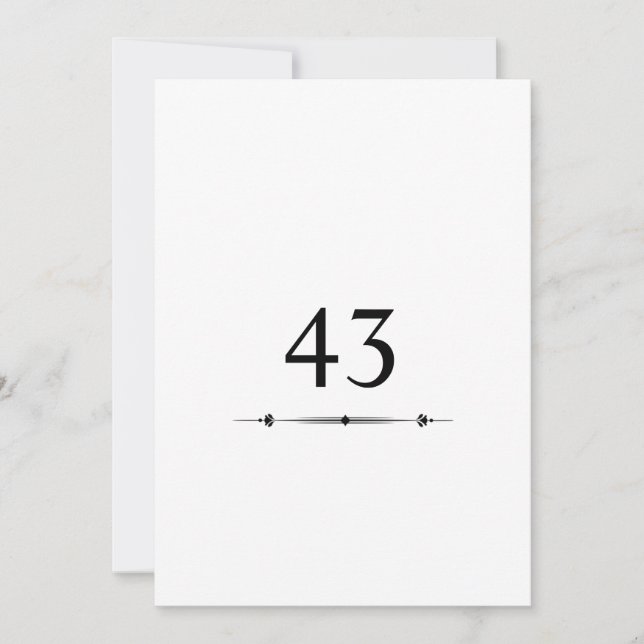 Invitation Fête d'anniversaire avec texte de calligraphie min (Devant)