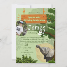 fête d'anniversaire d'adoption sauvage spéciale