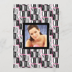 Invitation Fête d'anniversaire dans le modèle photo de New