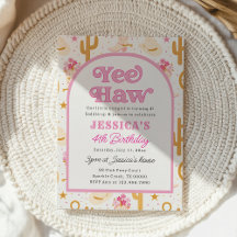 Fête d'anniversaire de 4 ans de Rodeo de Cowgirl o