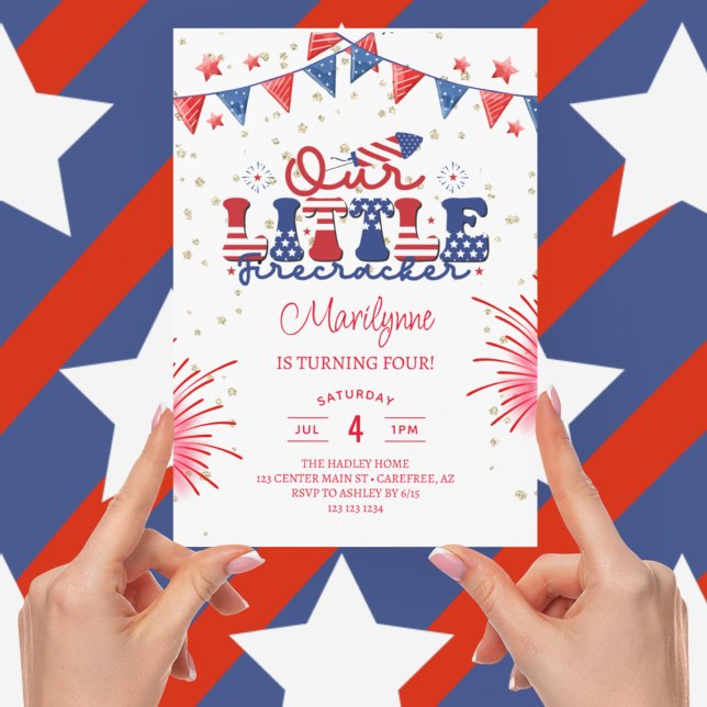 Invitation Fête d'anniversaire de 4 ans pour enfants (Créateur téléchargé)