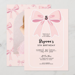 Invitation Fête d'anniversaire de cottage coquette avec des n
