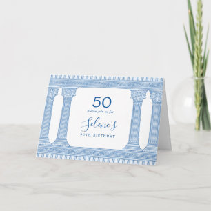 Invitation fête d'anniversaire de couleur personnalisée avec