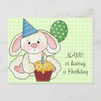 Invitation Fête d'anniversaire de Cube