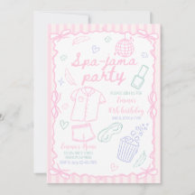 Fête d'anniversaire de fille de Spa-jama nuitée 