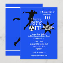 Fête d'anniversaire de football