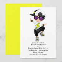 Fête d'anniversaire de garçon de danse hip hop rap