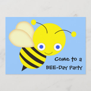 Invitation Fête d'anniversaire de Honey Bee