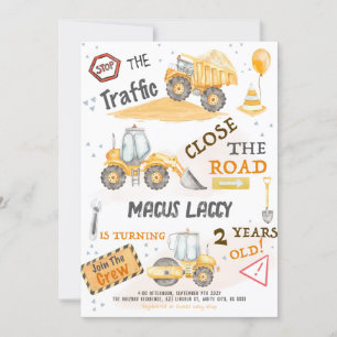 Invitation Fête d'anniversaire de la construction