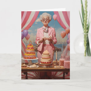 Invitation Fête d'anniversaire de la Dame rose