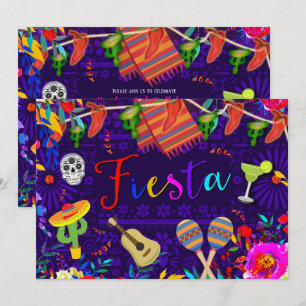 Invitation Fête d'anniversaire de la Fiesta Cinco De Mayo