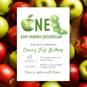 Invitation Fête d'anniversaire de la première année d'une che