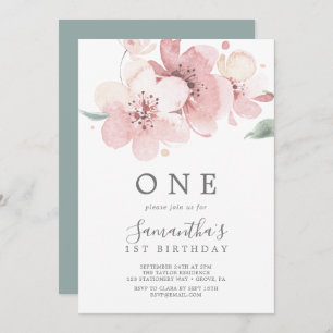 Invitation Fête d'anniversaire de la première floraison de ce