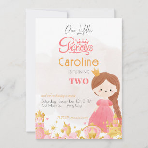 Invitation Fête d'anniversaire de la princesse royale